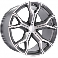 [RACING LINE B5498 MGHM - POLISHED + GRAPHITE HALF MATT]