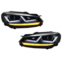 [Osram Xenónové modernizované svetlomety LEDriving vhodné pre VW Golf 6 VI (2008-2012) Chrómové LED dynamické sekvenčné natáčacie svetlá]