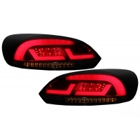 [LITEC Lightbar LED zadné svetlá vhodné pre VW SCIROCCO MK3 III (2008-2013) červená/dymová s dynamickým sekvenčným natáčaním]