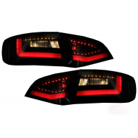 [Zadné svetlá Litec LED vhodné pre AUDI A4 B8 Avant (2008-2011) čierna/dymová s dynamickým sekvenčným natáčaním]