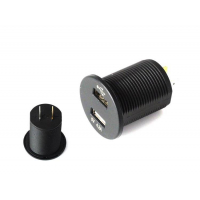 [Zásuvka 12 / 24V 2xUSB 4,2A]