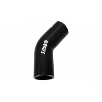 [Silikónové koleno 45° TurboWorks Black 18mm]
