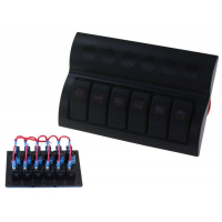 [Vypínač 12/24V IP68 ON-OFFx6, 6xB 3x5A 2x10A 1x15A]