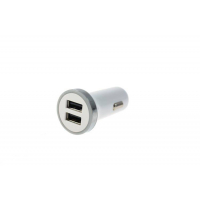 [Nabíjačka do auta 12-24V 2xUSB 2.4A biela typ 2]