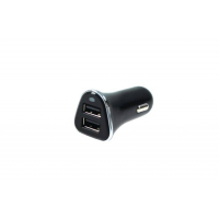 [Nabíjačka do auta 12-24V 2xUSB 3,4A Čierna]