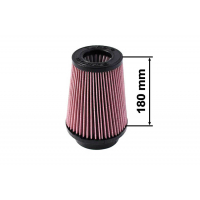 [Vzduchový filter TurboWorks V: 180 mm DIA: 60-77 mm fialový]