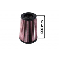 [Vzduchový filter TurboWorks V: 200 mm DIA: 60-77 mm fialový]