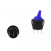 [Prepínač Flip ON-OFF 3PIN LED modrá]