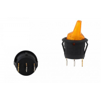 [Prepínač Flip ON-OFF 3PIN LED žltá]