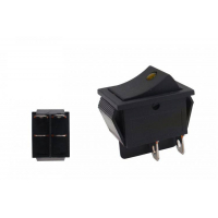 [LED kolískového spínača 4 PIN žltá]