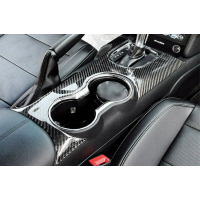 [Karbónový držiak na poháre na stredovej konzole Ford Mustang 15-19]