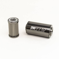 [DeatschWerks Univerzálny in-line palivový filter 10 mikrónov AN10 110 mm]