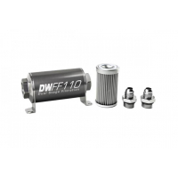 [DeatschWerks Univerzálny in-line palivový filter 40 mikrónov AN10 110 mm]