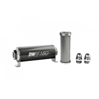 [DeatschWerks Univerzálny in-line palivový filter 5 mikrónov AN10 160 mm]