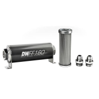 [DeatschWerks Univerzálny in-line palivový filter 5 mikrónov AN8 160 mm]