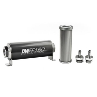 [Univerzálny radový palivový filter DeatschWerks 10 mikrónov 5/16" 160 mm]