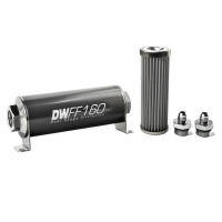 [DeatschWerks Univerzálny in-line palivový filter 40 mikrónov AN6 160 mm]