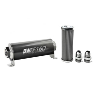 [Univerzálny radový palivový filter DeatschWerks 100 mikrónov AN10 160 mm]