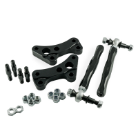 [STAGE 3+ BMW E46 +25% Torsion Adapters (Black)]