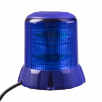 [Robustný modrý LED maják, modrý hliník, 96W, ECE R65]