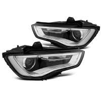 [Svetlomety Tube Light Drl Black Pre Audi A3 8V 12-16]