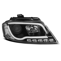 [Svetlomety Tube Light Drl Black Pre Audi A3 8P 08-12]
