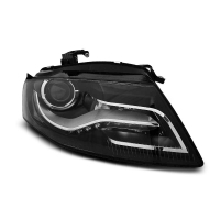 [Svetlomety True Drl Black Pre Audi A4 B8 04.08- 11]