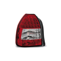 [Koncové LED zadné svetlá pre Honda Civic 09.95-02.01 3D Červená Biela Led]