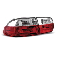 [Zadné koncové svetlá Honda Civic 09.91-08.95 2D/4D Červená Biela]