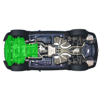 [Oceľový kryt pre motor, prevodovku, chladič , na vozidlá Lexus (2.0561)]