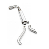 [Can Am Maverick X3 Downpipe pre with silencer and tips (777100)]
