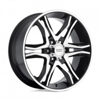 [AMERICAN RACING AR893 MAINLINE - GLOSS BLACK MACHINED]