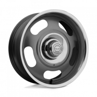[AMERICAN RACING VINTAGE VN506 - MAG GRAY CENTER W/ POLISHED LIP]