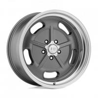 [AMERICAN RACING VINTAGE 522 - MAG GRAY W/ DIAMOND CUT LIP]