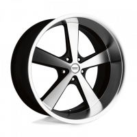 [AMERICAN RACING VINTAGE 532.8 - GLOSS BLACK MACHINED]