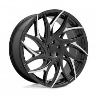 [DUB 700.8 - GLOSS BLACK W/ MACHINED SPOKES]