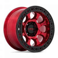 [KMC 630 - CANDY RED W/ SATIN BLACK RING]