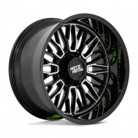 [MOTO METAL MO809 STINGER - GLOSS BLACK MACHINED]