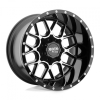 [MOTO METAL MO986 SIEGE - GLOSS BLACK MACHINED]