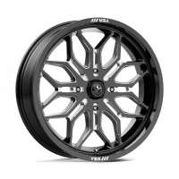 [MSA OFFROAD WHEELS M47 SNIPER - GLOSS BLACK MILLED]