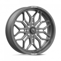 [MSA OFFROAD WHEELS M47 SNIPER - GUNMETAL MILLED]