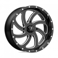 [MSA OFFROAD WHEELS M36 SWITCH - GLOSS BLACK MILLED]