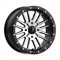 [MSA OFFROAD WHEELS M37 BRUTE BEADLOCK - GLOSS BLACK MACHINED]