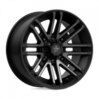 [MSA OFFROAD WHEELS M40 ROGUE - SATIN BLACK W/ TITANIUM TINT]