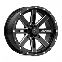 [MSA OFFROAD WHEELS M41 BOXER - GLOSS BLACK MILLED]