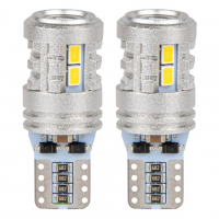 [LED žiarovky STANDARD T10 W5W 6x3020 + 1x3030 SMD Biela 12V/24V AMIO-03718]