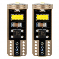 [LED žiarovky CANBUS T10e W5W 3x2055 SMD Biela 12V/24V 12V/24V AMIO-03720]