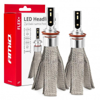 [LED žiarovky FLEX+ séria H8 H9 H11 H16 canbus 6000K 12-24V AMIO-03663]