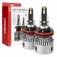 [LED žiarovky K3 Series H8 H9 H11 H16 12V 6000K canbus AMIO-03686]