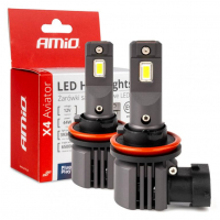 [LED žiarovky X4-series AVIATOR H8/H9/H11/H16 6500K max 44W AMIO-03765]
